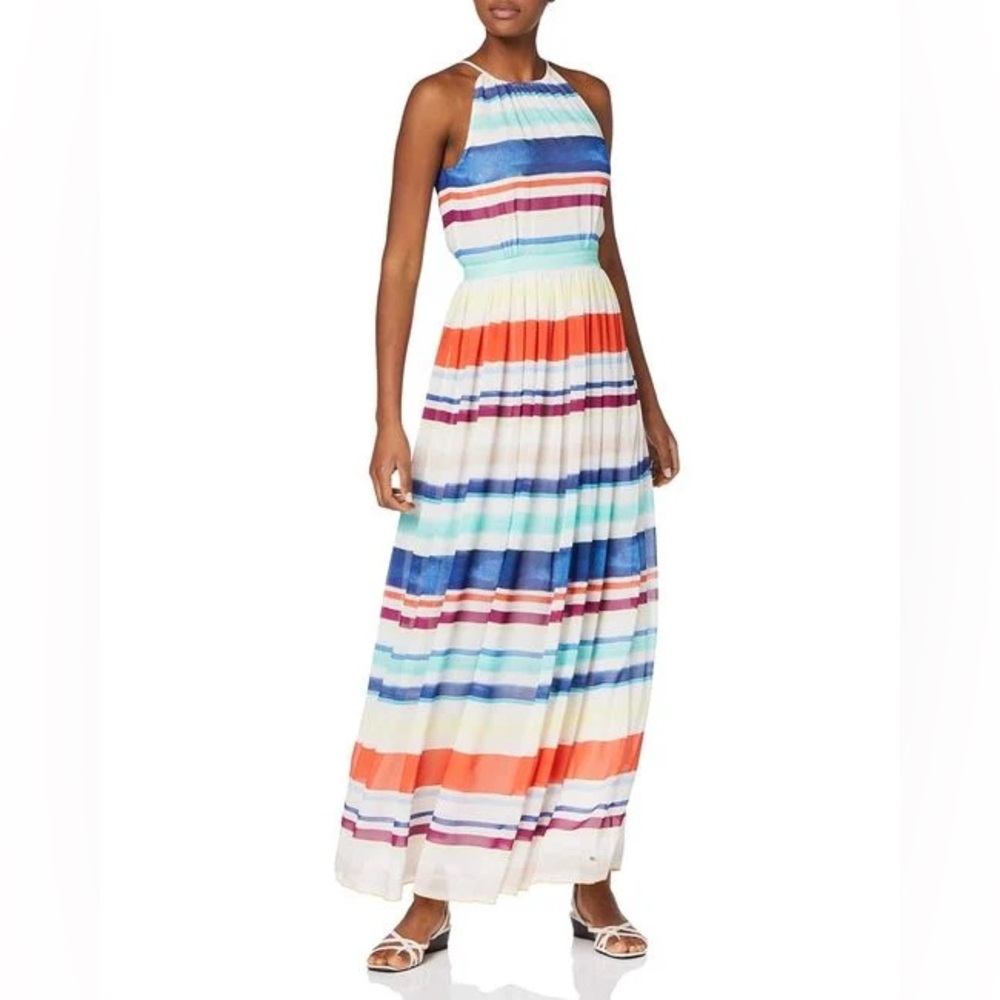 Tommy Hilfiger Striped Maxi Dress